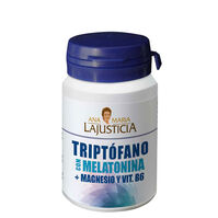 Triptófano con Melatonina + Magnesio y Vitamina B6  60ud.-198853 0